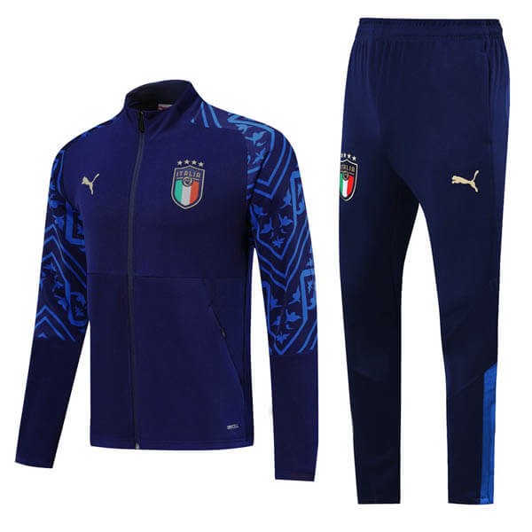 Survetement Football Italie 2020 Bleu Marine